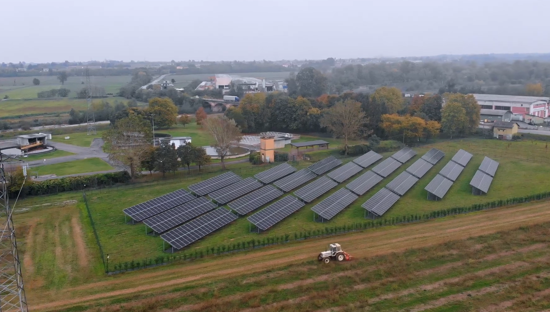 Public water treatment plant with SolaX energy storage system in Valle Orba, Italy